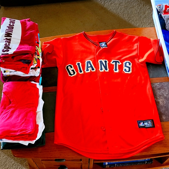 MLB Other - Orange MLB Giants Genuine Child's Large Jersey